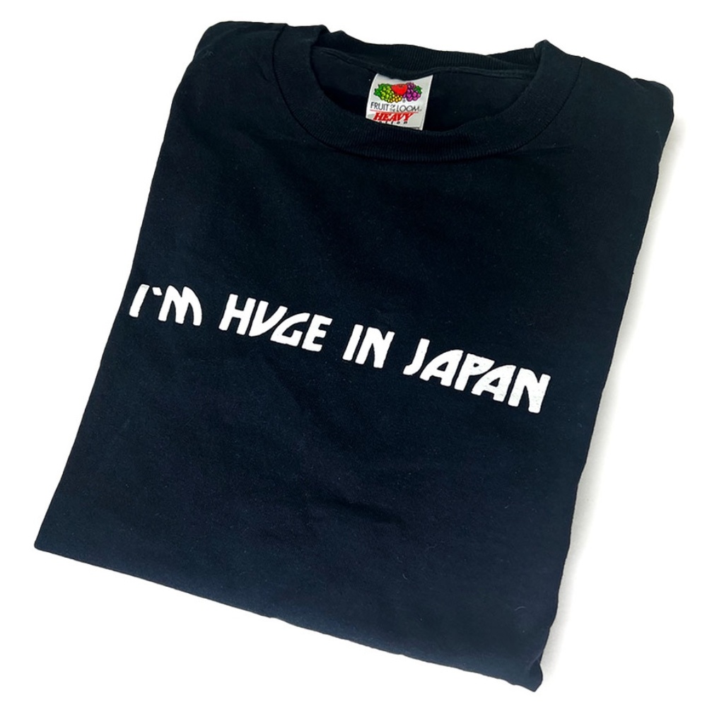 Black "I'm Huge" T-Shirt from Japan